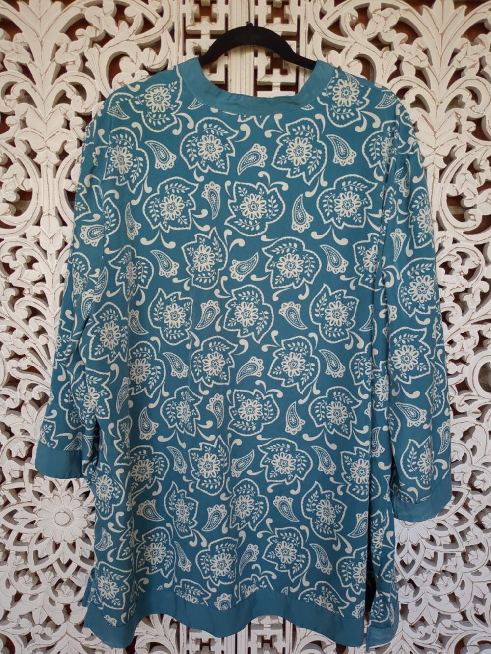 Vintage Boho Style Oversized Tunic Top or Midi Dress - Picture 6 of 10